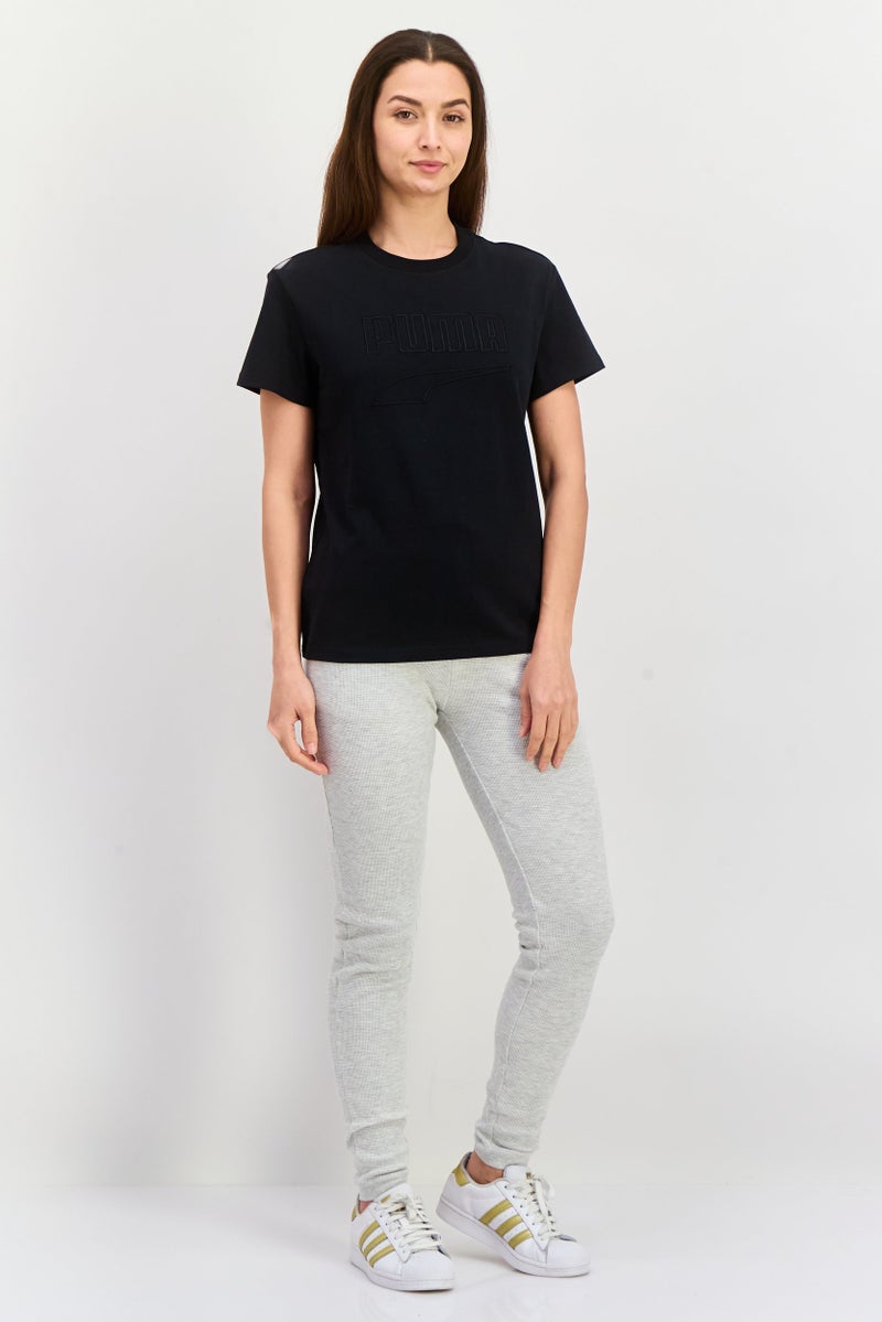 PUMA Women Sportswear Fit Short Sleeves Outdoor T-shirt, Black - Image 4